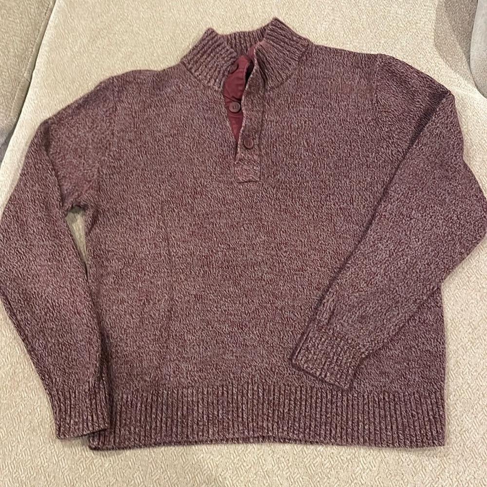 Heather Maroon Men’s L Sweater